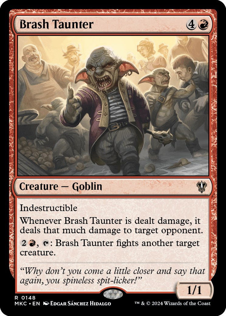 Brash Taunter [Murders at Karlov Manor Commander] | Odin's Place