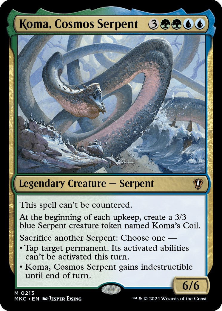 Koma, Cosmos Serpent [Murders at Karlov Manor Commander] | Odin's Place