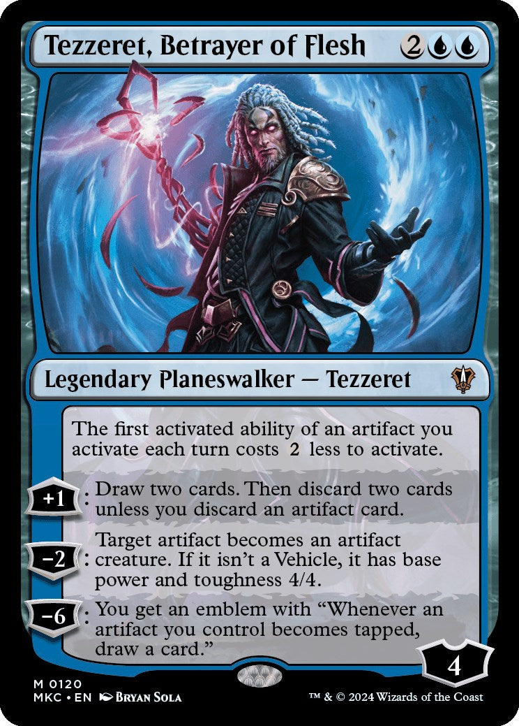Tezzeret, Betrayer of Flesh [Murders at Karlov Manor Commander] | Odin's Place
