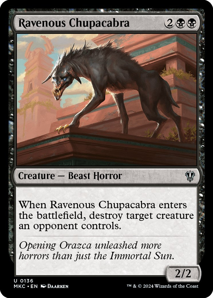 Ravenous Chupacabra [Murders at Karlov Manor Commander] | Odin's Place