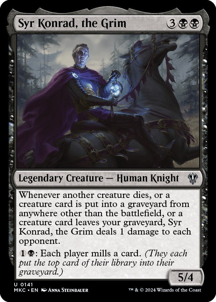 Syr Konrad, the Grim [Murders at Karlov Manor Commander] | Odin's Place