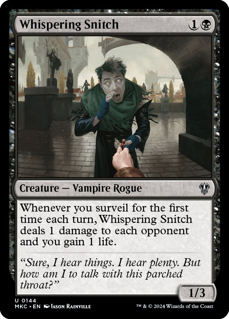 Whispering Snitch [Murders at Karlov Manor Commander] | Odin's Place