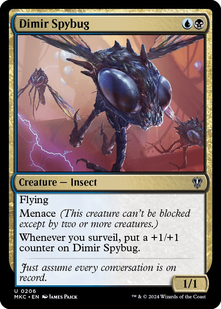 Dimir Spybug [Murders at Karlov Manor Commander] | Odin's Place