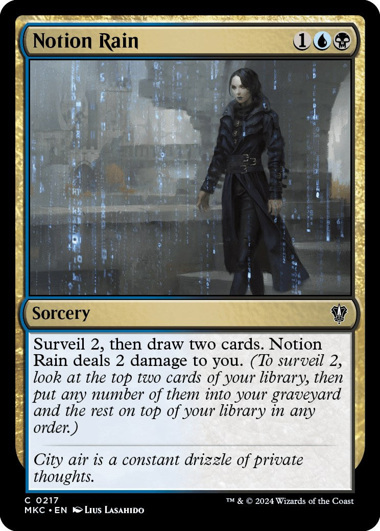 Notion Rain [Murders at Karlov Manor Commander] | Odin's Place