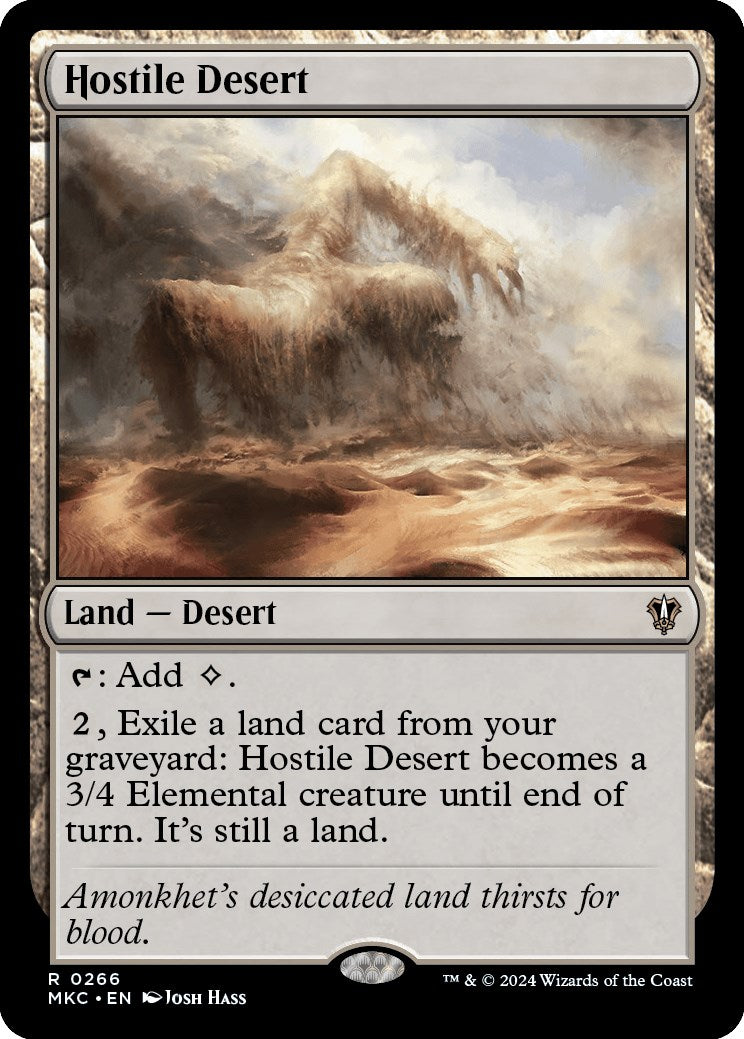 Hostile Desert [Murders at Karlov Manor Commander] | Odin's Place