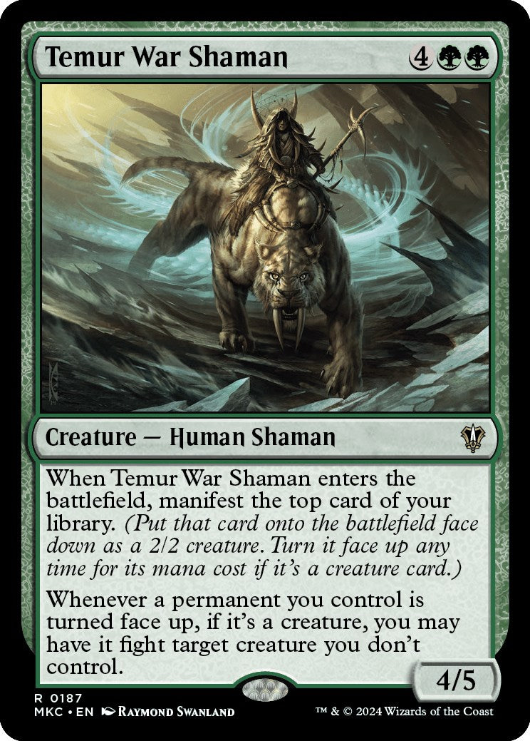 Temur War Shaman [Murders at Karlov Manor Commander] | Odin's Place