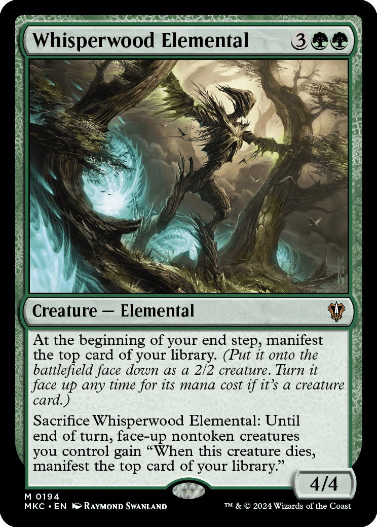 Whisperwood Elemental [Murders at Karlov Manor Commander] | Odin's Place