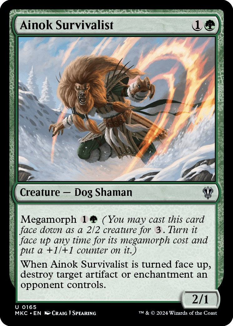Ainok Survivalist [Murders at Karlov Manor Commander] | Odin's Place
