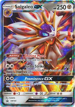 Solgaleo GX (SM104) (Jumbo Card) [Sun & Moon: Black Star Promos] | Odin's Place