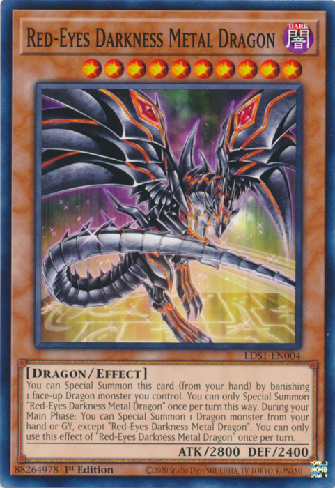 Red-Eyes Darkness Metal Dragon [LDS1-EN004] Common | Odin's Place