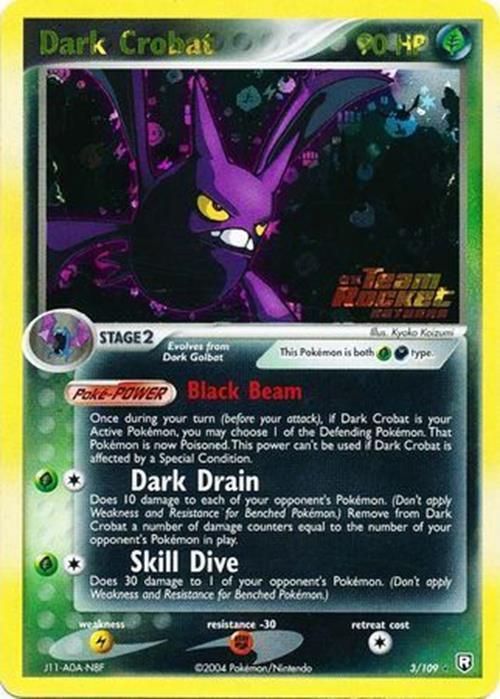 Dark Crobat (3/109) (Stamped) [EX: Team Rocket Returns] | Odin's Place
