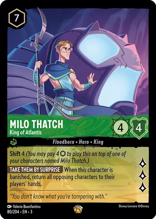 Milo Thatch - King of Atlantis (80/204) [Into the Inklands] | Odin's Place