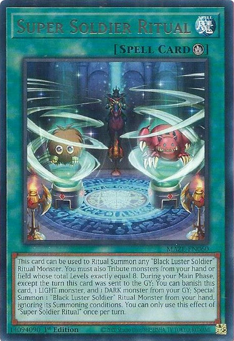 Super Soldier Ritual [MAZE-EN060] Rare | Odin's Place