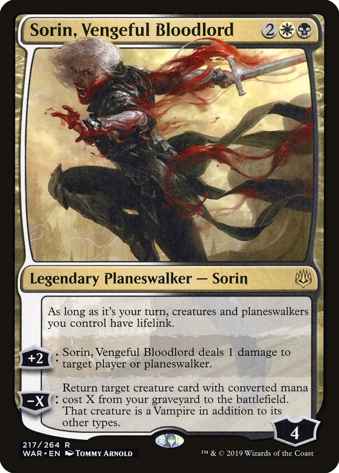 Sorin, Vengeful Bloodlord (217) [War of the Spark] | Odin's Place