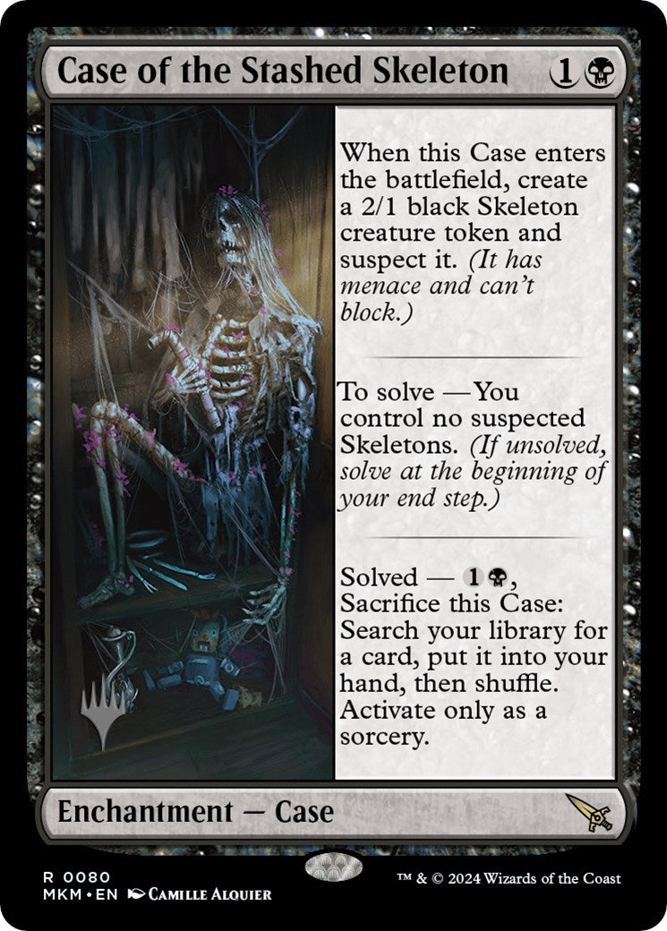 Case of the Stashed Skeleton (Promo Pack) [Murders at Karlov Manor Promos] | Odin's Place