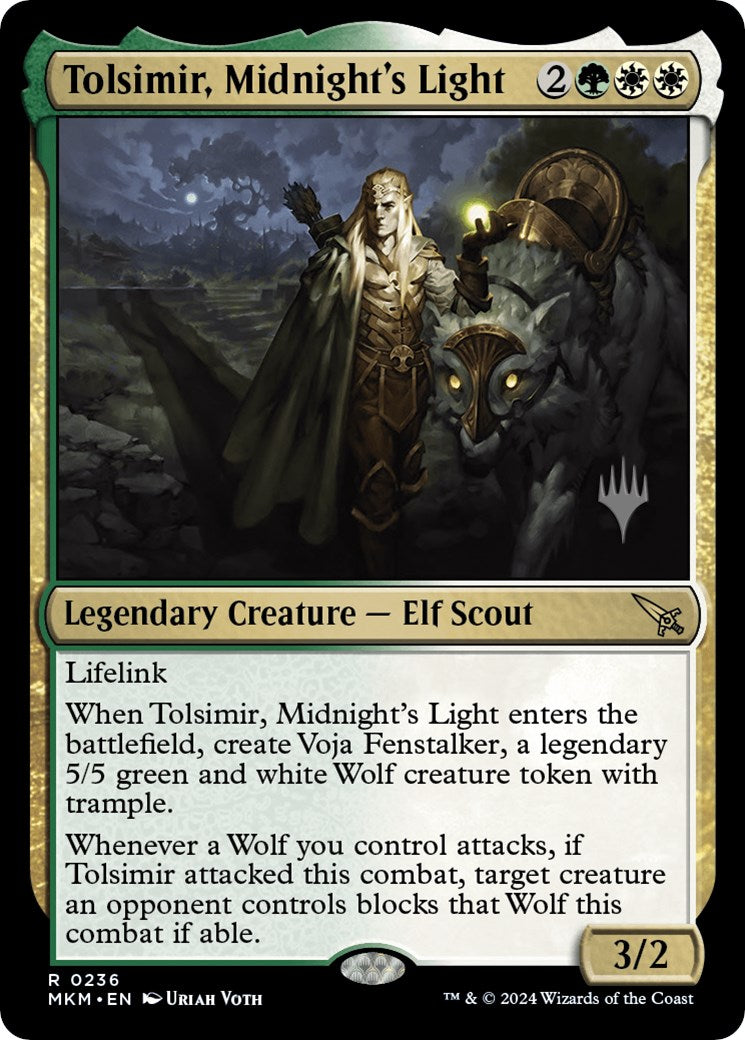 Tolsimir, Midnight's Light (Promo Pack) [Murders at Karlov Manor Promos] | Odin's Place