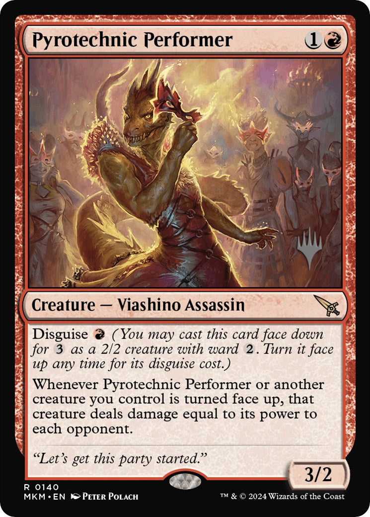 Pyrotechnic Performer (Promo Pack) [Murders at Karlov Manor Promos] | Odin's Place