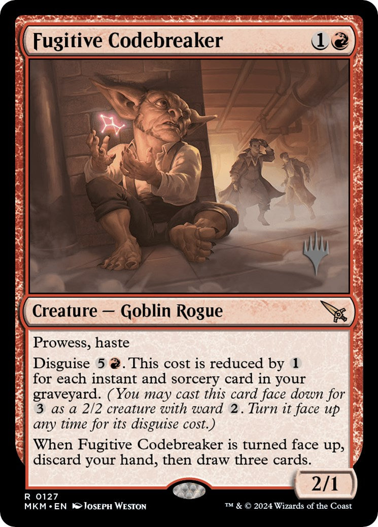Fugitive Codebreaker (Promo Pack) [Murders at Karlov Manor Promos] | Odin's Place