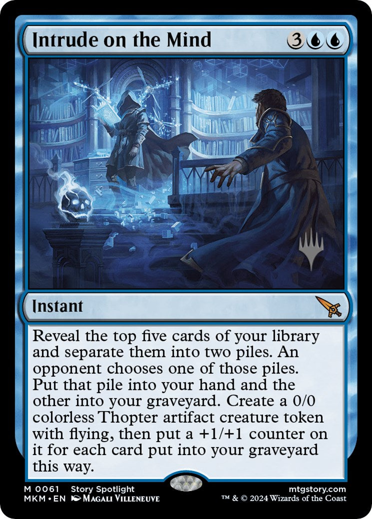 Intrude on the Mind (Promo Pack) [Murders at Karlov Manor Promos] | Odin's Place