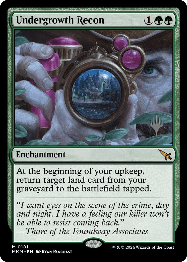 Undergrowth Recon (Promo Pack) [Murders at Karlov Manor Promos] | Odin's Place
