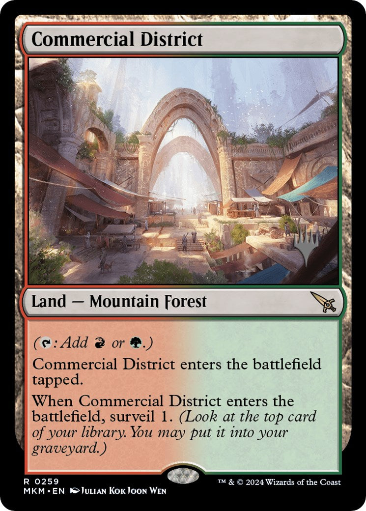 Commercial District (Promo Pack) [Murders at Karlov Manor Promos] | Odin's Place