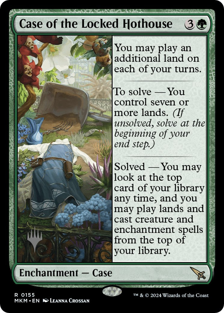 Case of the Locked Hothouse (Promo Pack) [Murders at Karlov Manor Promos] | Odin's Place