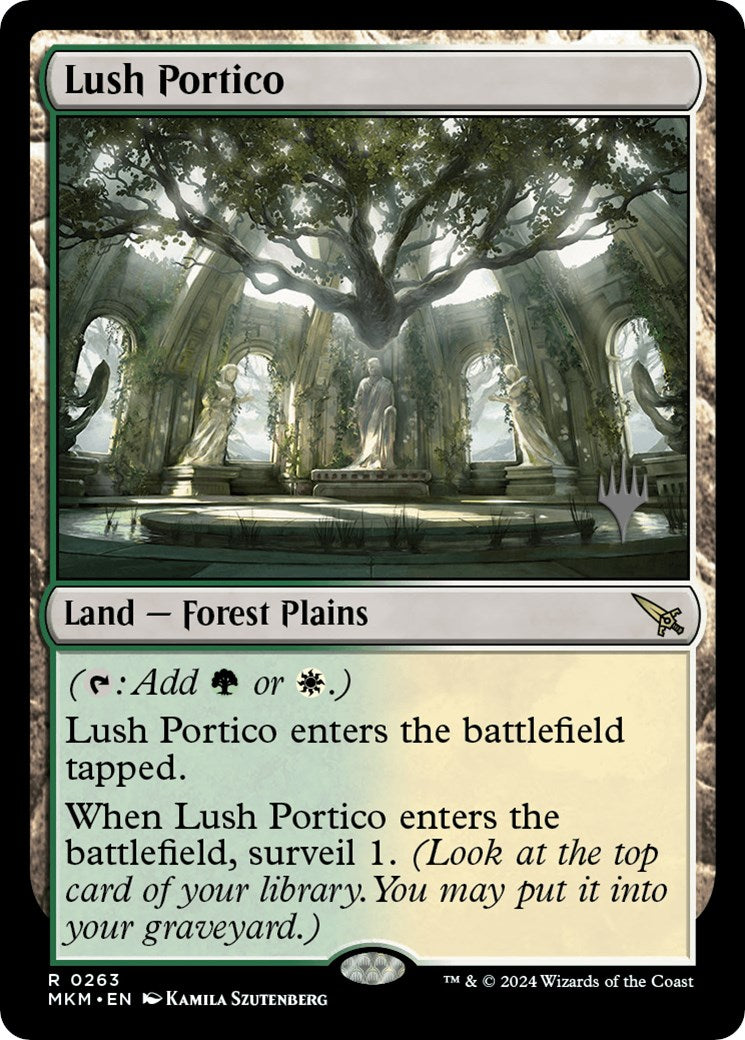 Lush Portico (Promo Pack) [Murders at Karlov Manor Promos] | Odin's Place