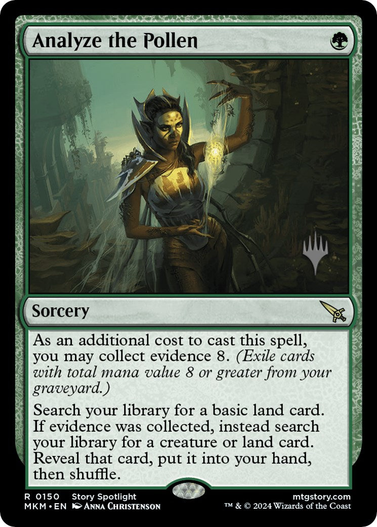 Analyze the Pollen (Promo Pack) [Murders at Karlov Manor Promos] | Odin's Place