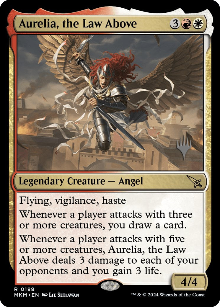 Aurelia, the Law Above (Promo Pack) [Murders at Karlov Manor Promos] | Odin's Place