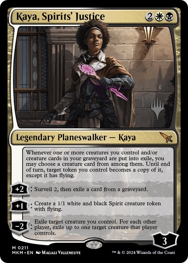 Kaya, Spirits' Justice (Promo Pack) [Murders at Karlov Manor Promos] | Odin's Place