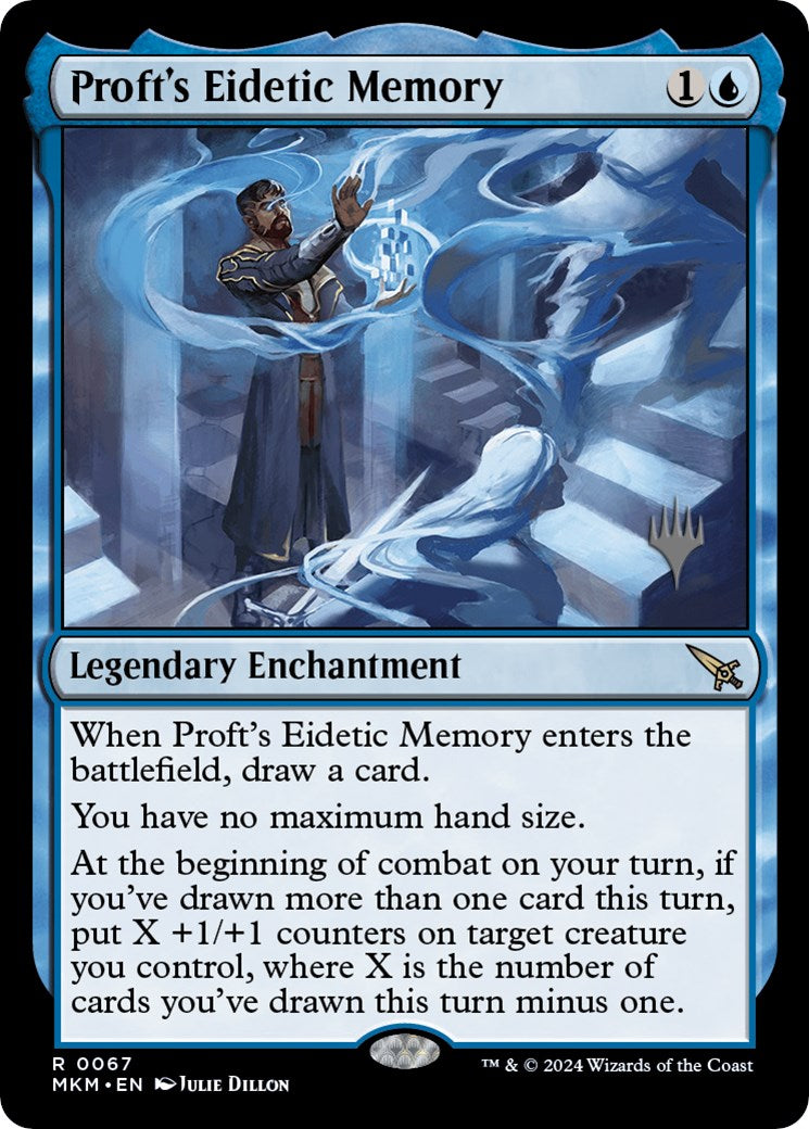 Proft's Eidetic Memory (Promo Pack) [Murders at Karlov Manor Promos] | Odin's Place