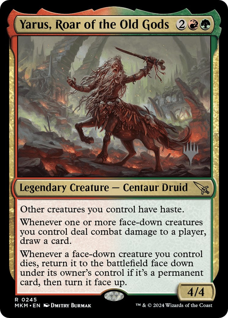 Yarus, Roar of the Old Gods (Promo Pack) [Murders at Karlov Manor Promos] | Odin's Place