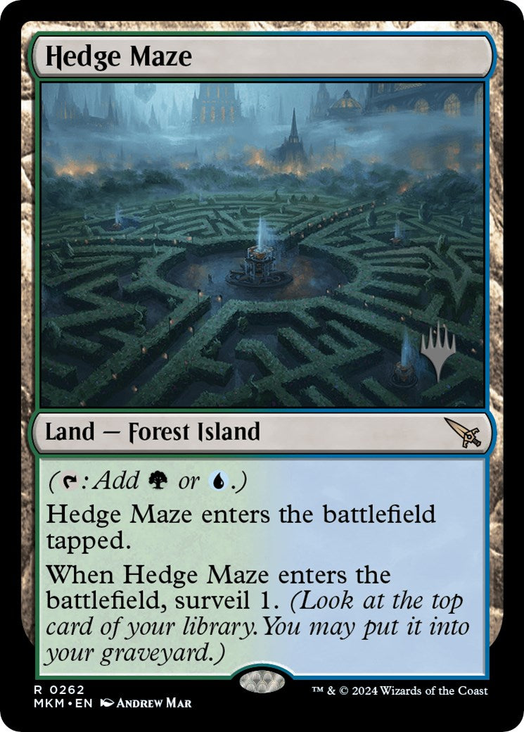 Hedge Maze (Promo Pack) [Murders at Karlov Manor Promos] | Odin's Place