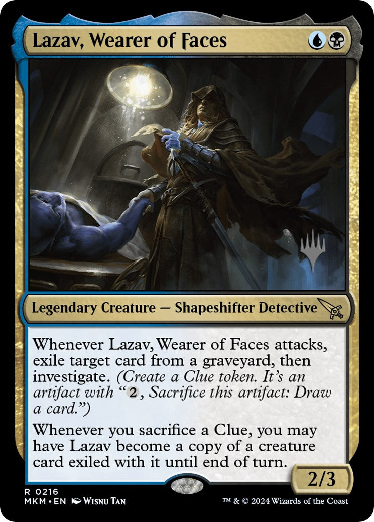 Lazav, Wearer of Faces (Promo Pack) [Murders at Karlov Manor Promos] | Odin's Place