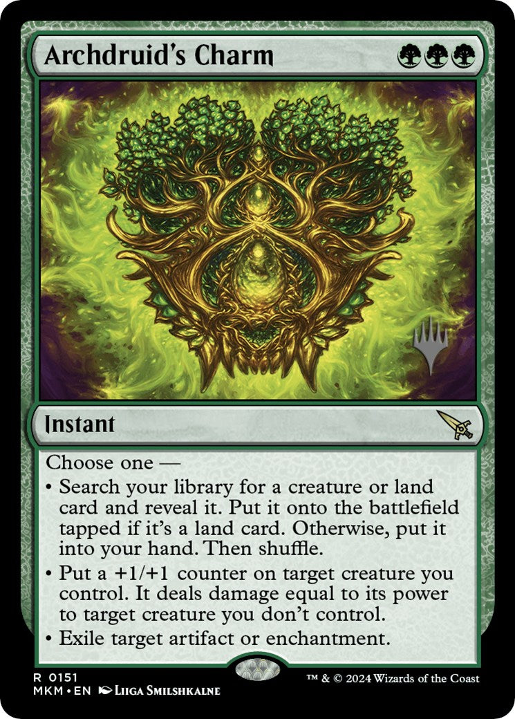 Archdruid's Charm (Promo Pack) [Murders at Karlov Manor Promos] | Odin's Place