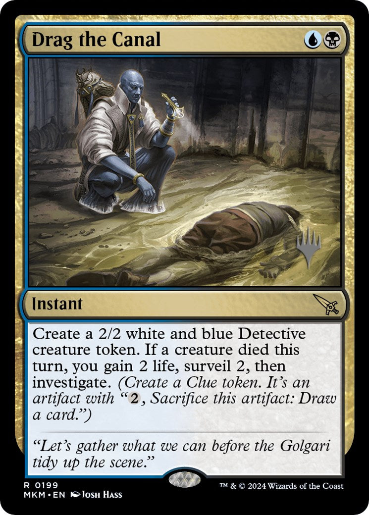 Drag the Canal (Promo Pack) [Murders at Karlov Manor Promos] | Odin's Place