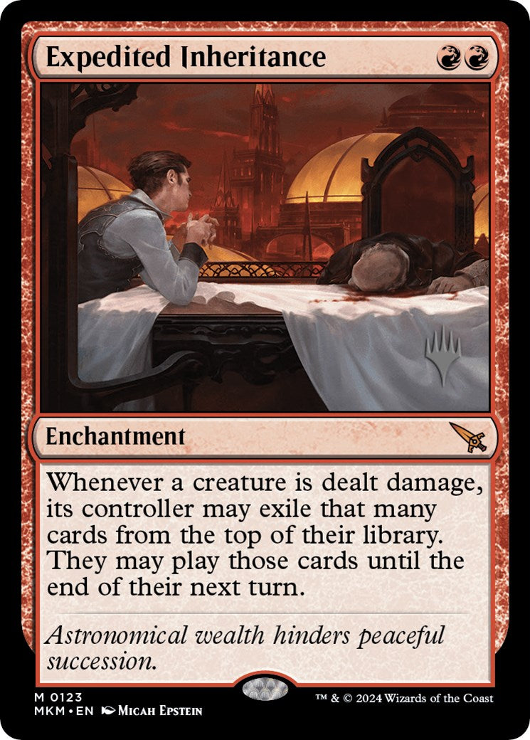Expedited Inheritance (Promo Pack) [Murders at Karlov Manor Promos] | Odin's Place