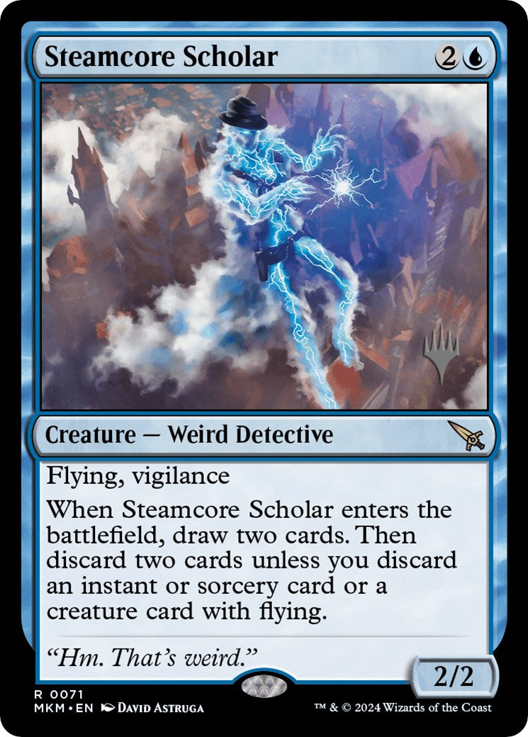 Steamcore Scholar (Promo Pack) [Murders at Karlov Manor Promos] | Odin's Place