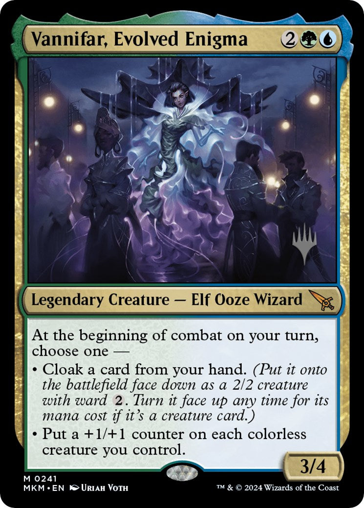 Vannifar, Evolved Enigma (Promo Pack) [Murders at Karlov Manor Promos] | Odin's Place