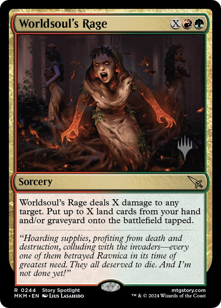 Worldsoul's Rage (Promo Pack) [Murders at Karlov Manor Promos] | Odin's Place