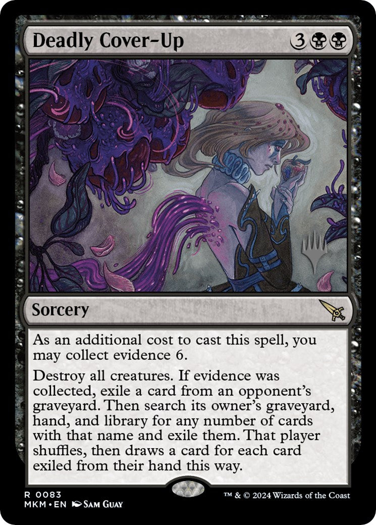 Deadly Cover-Up (Promo Pack) [Murders at Karlov Manor Promos] | Odin's Place