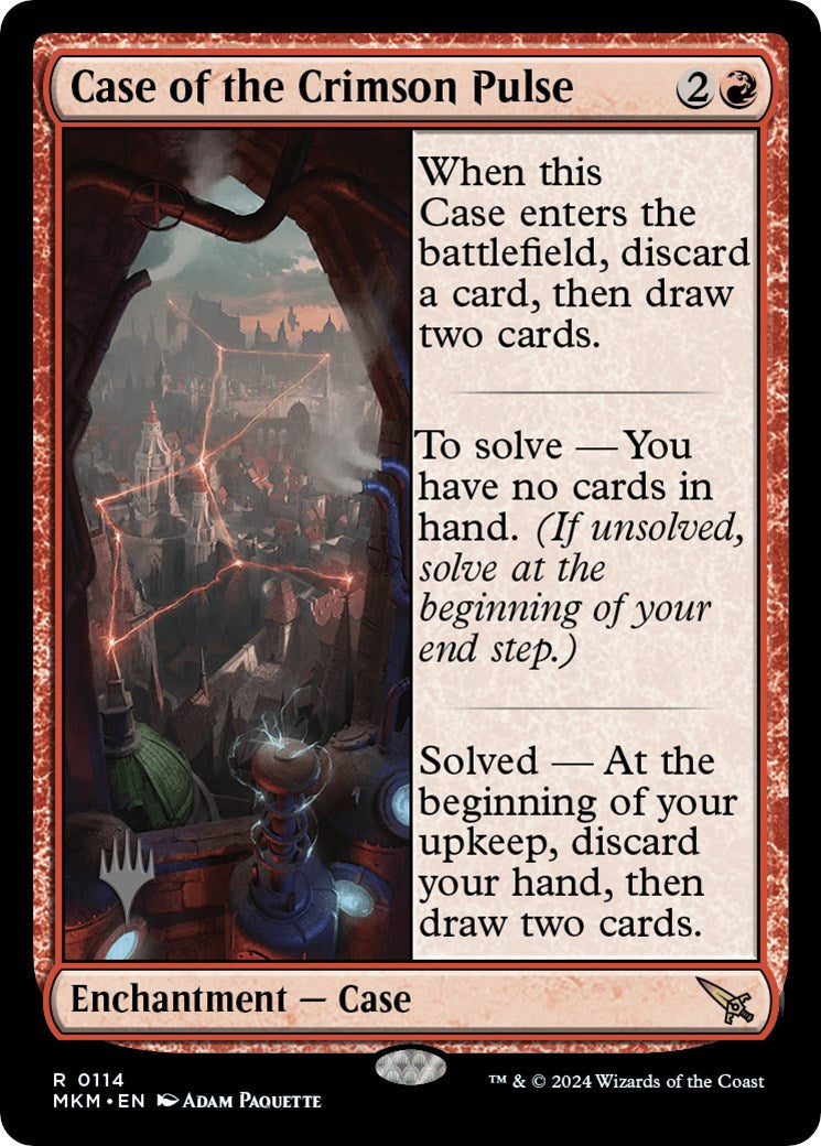 Case of the Crimson Pulse (Promo Pack) [Murders at Karlov Manor Promos] | Odin's Place