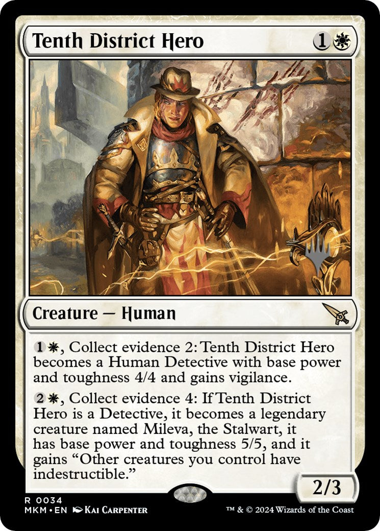Tenth District Hero (Promo Pack) [Murders at Karlov Manor Promos] | Odin's Place