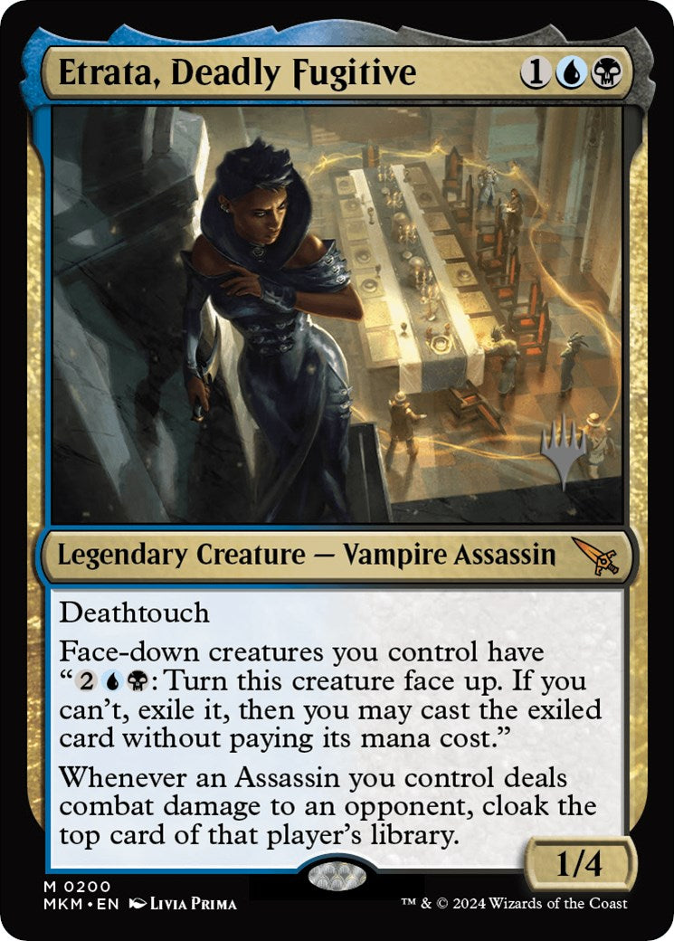 Etrata, Deadly Fugitive (Promo Pack) [Murders at Karlov Manor Promos] | Odin's Place