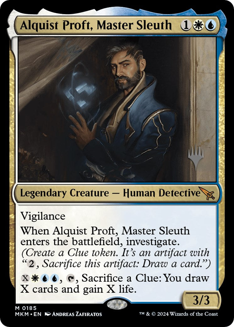 Alquist Proft, Master Sleuth (Promo Pack) [Murders at Karlov Manor Promos] | Odin's Place