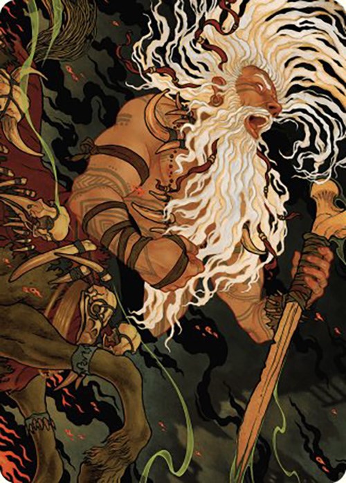Yarus, Roar of the Old Gods Art Card (46/49) [Murders at Karlov Manor Art Series] | Odin's Place