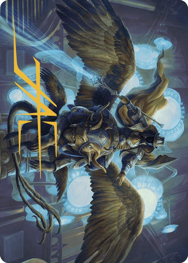 Ezrim, Agency Chief Art Card (Gold-Stamped Signature) [Murders at Karlov Manor Art Series] | Odin's Place