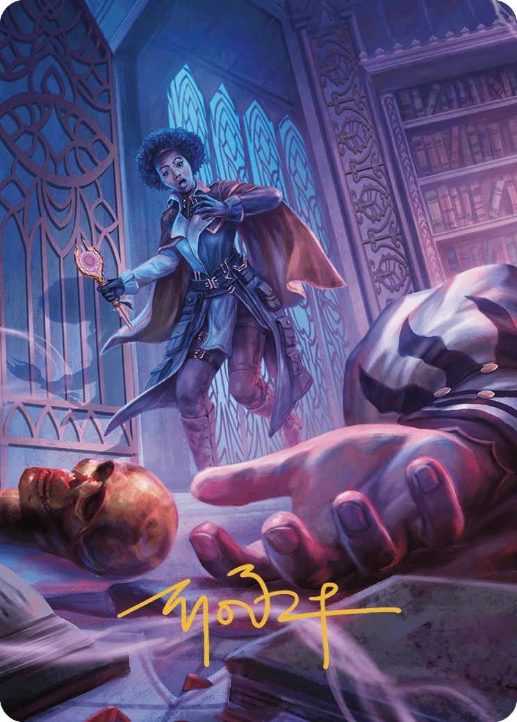 Deadly Complication Art Card (Gold-Stamped Signature) [Murders at Karlov Manor Art Series] | Odin's Place