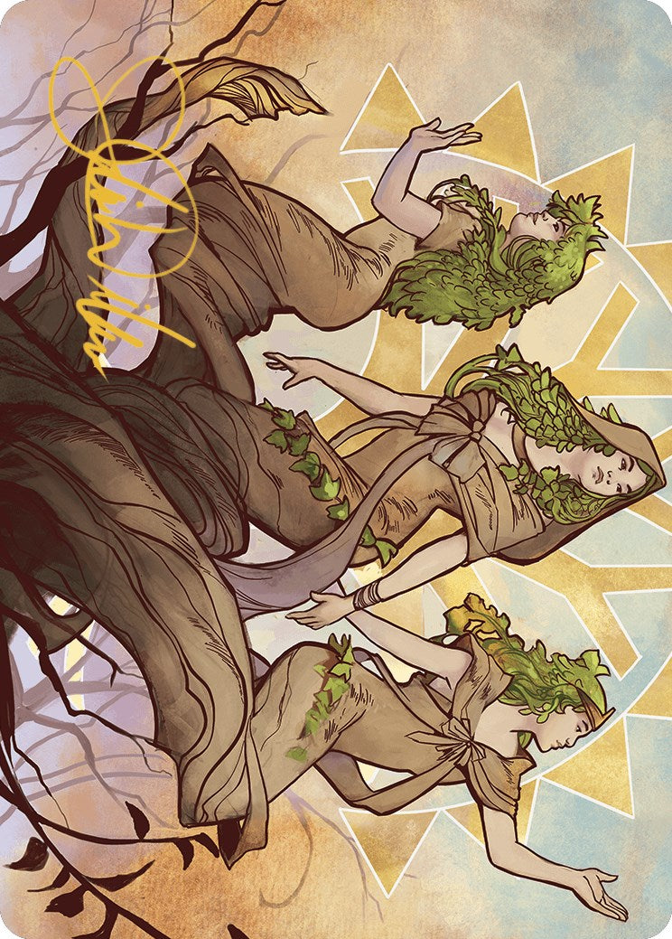 Trostani, Three Whispers Art Card (Gold-Stamped Signature) [Murders at Karlov Manor Art Series] | Odin's Place