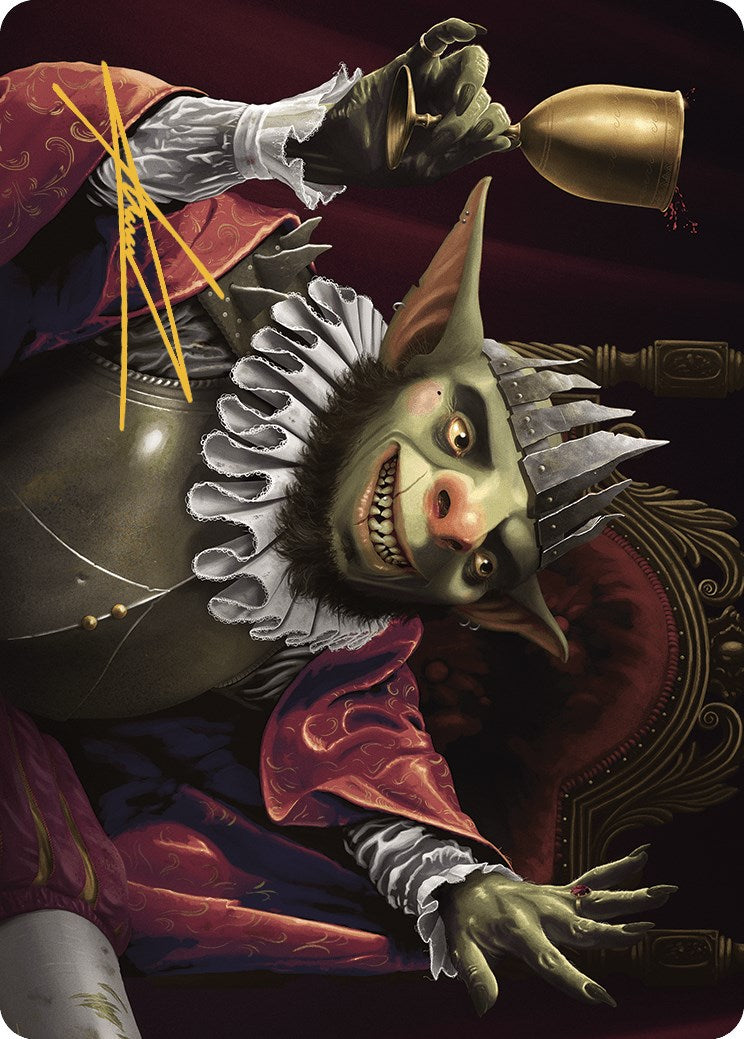 Krenko, Baron of Tin Street Art Card (Gold-Stamped Signature) [Murders at Karlov Manor Art Series] | Odin's Place